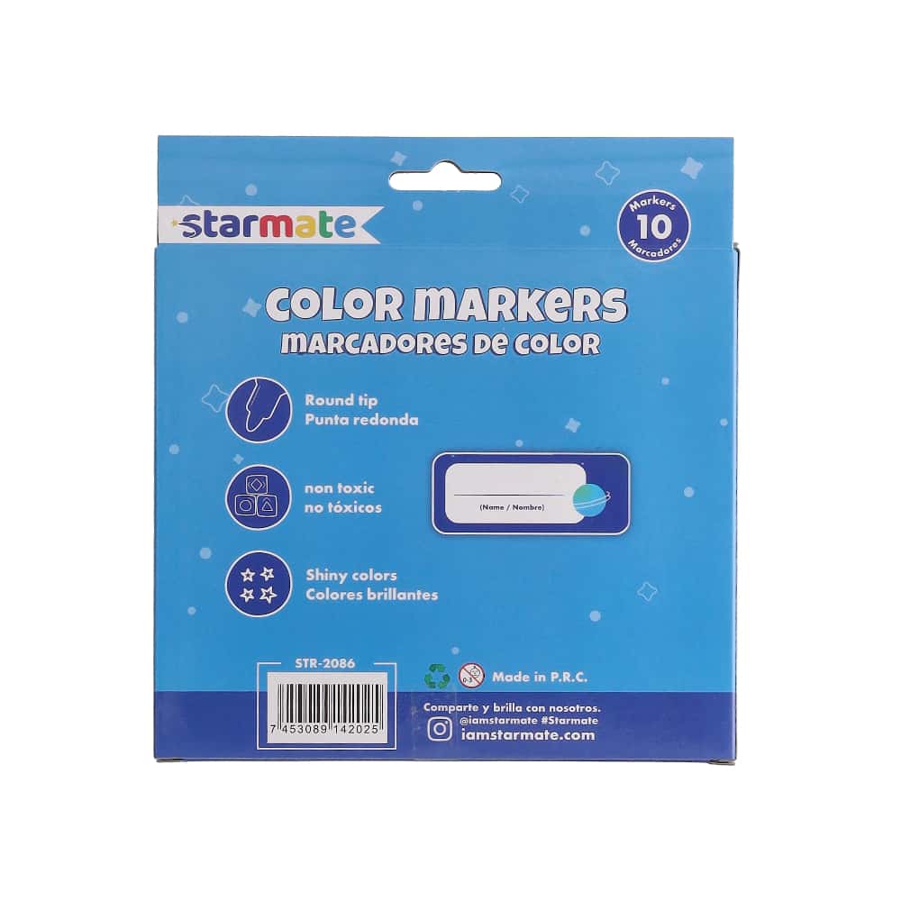 Juego de 10 plumones Starmate - Miniatura 2