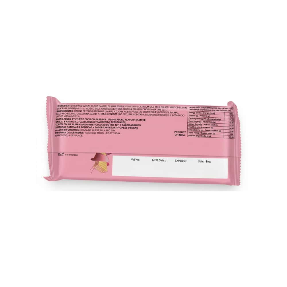 Sorbeto con crema de fresa Wafer Joy Pepe (60 g / 2.11 oz) - Miniatura 2
