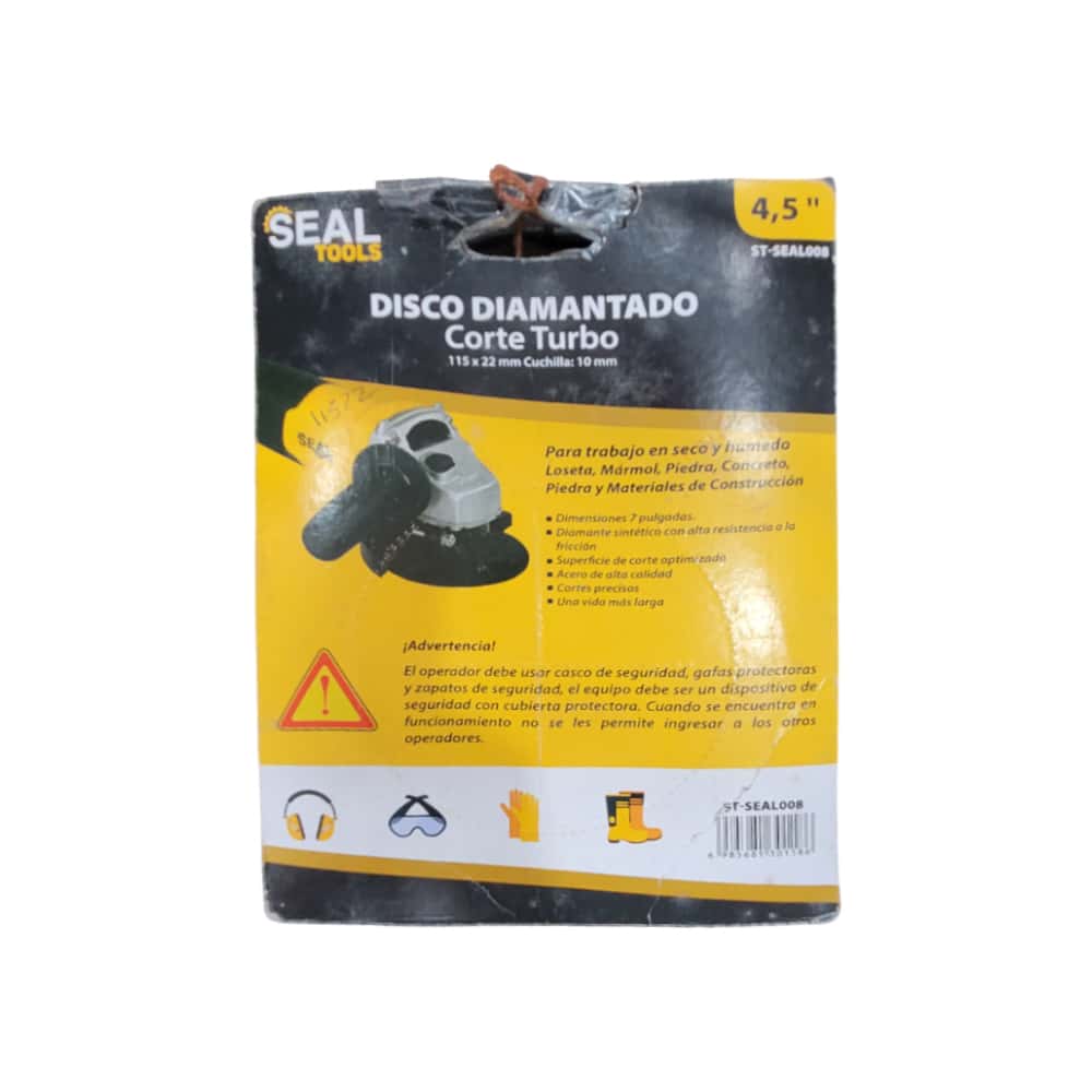 Disco de corte diamantado de 115 mm Seal Tools - Miniatura 3