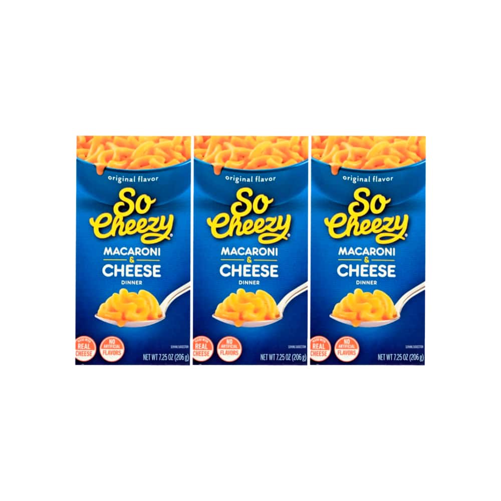 Macarrones con queso So Cheezy (3 x 206 g / 7.25 oz) - Miniatura 1