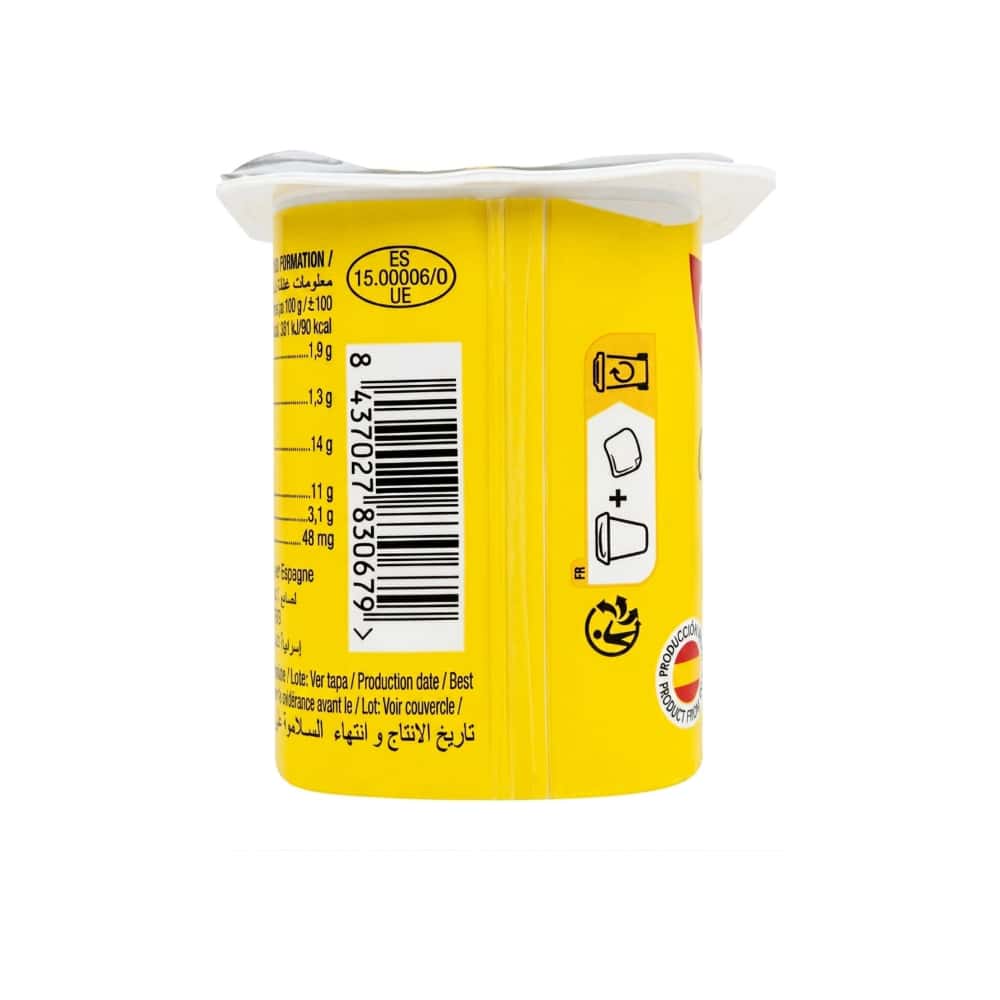 Yogurt pasteurizado sabor plátano Naya (24 x 125 g / 4.41 oz) - Miniatura 2