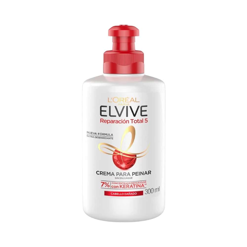 Crema para peinar reparación total 5 L'Oréal Elvive (300 ml) - Miniatura 1