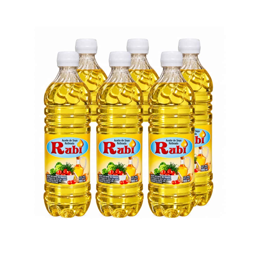 Aceite de soya refinado Rubi (6 x 900 ml) - Miniatura 1
