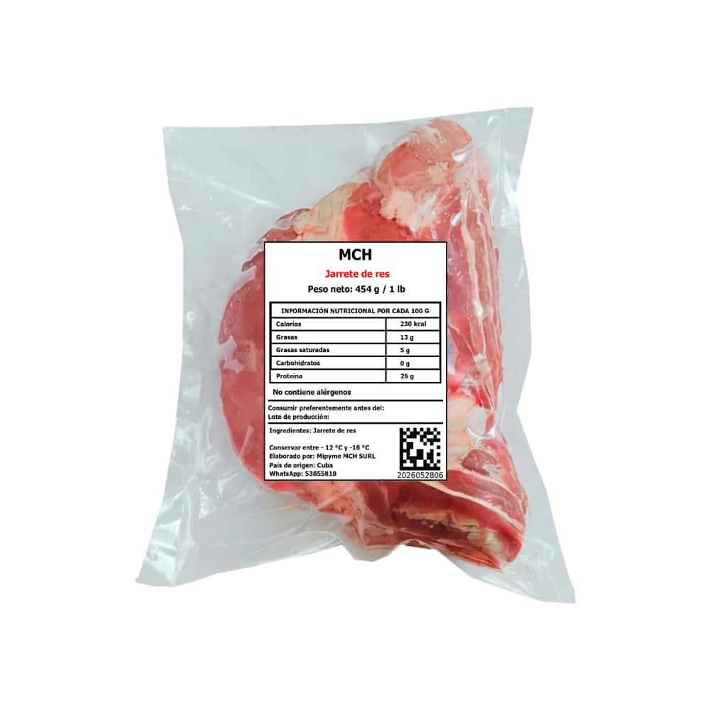 Jarrete de res MCH (454 g / 1 lb) - Miniatura 1
