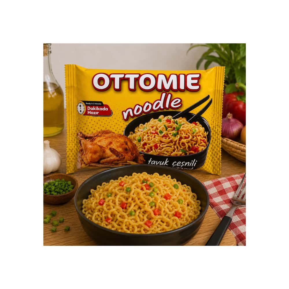 Sopa instantánea de fideos sabor pollo Ottomie (75 g / 2.65 oz) - Miniatura 4