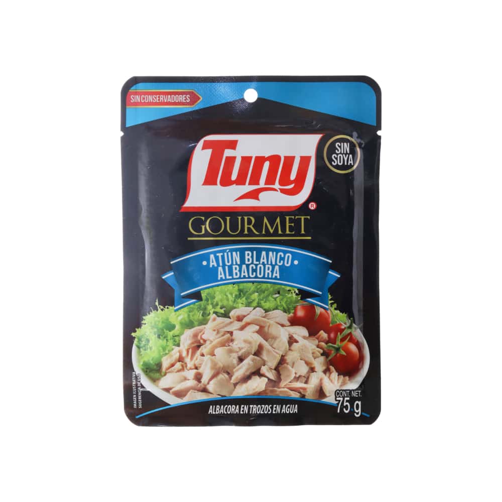 Atún blanco albacora en trozos en agua gourmet Tuny (75 g / 2.64 oz) - Miniatura 3