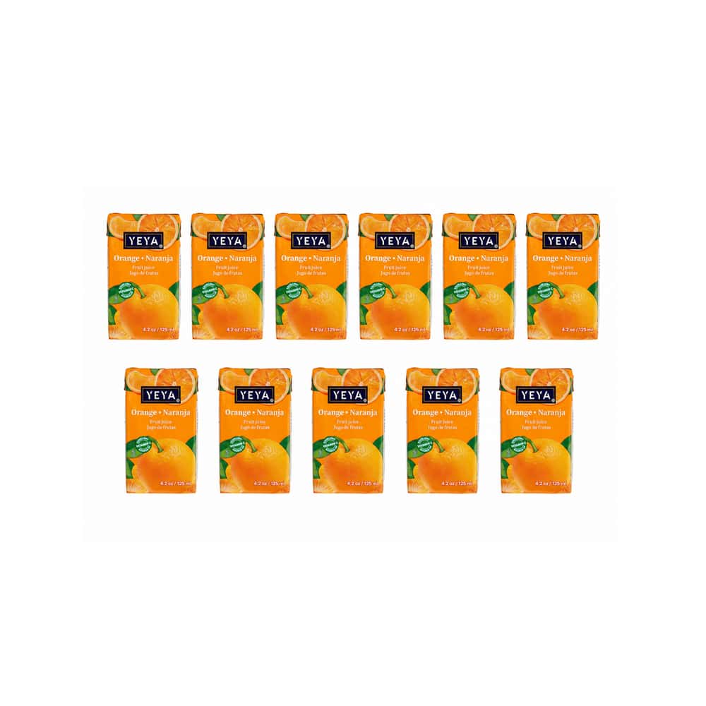 Jugo de frutas sabor naranja YEYA (11 x 125 ml / 4.2 oz) - Miniatura 1