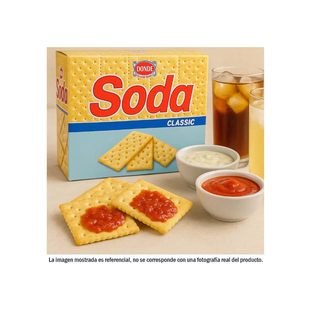Galletas de soda Dondé (5 x 800 g / 1.76 lb) - Miniatura 2