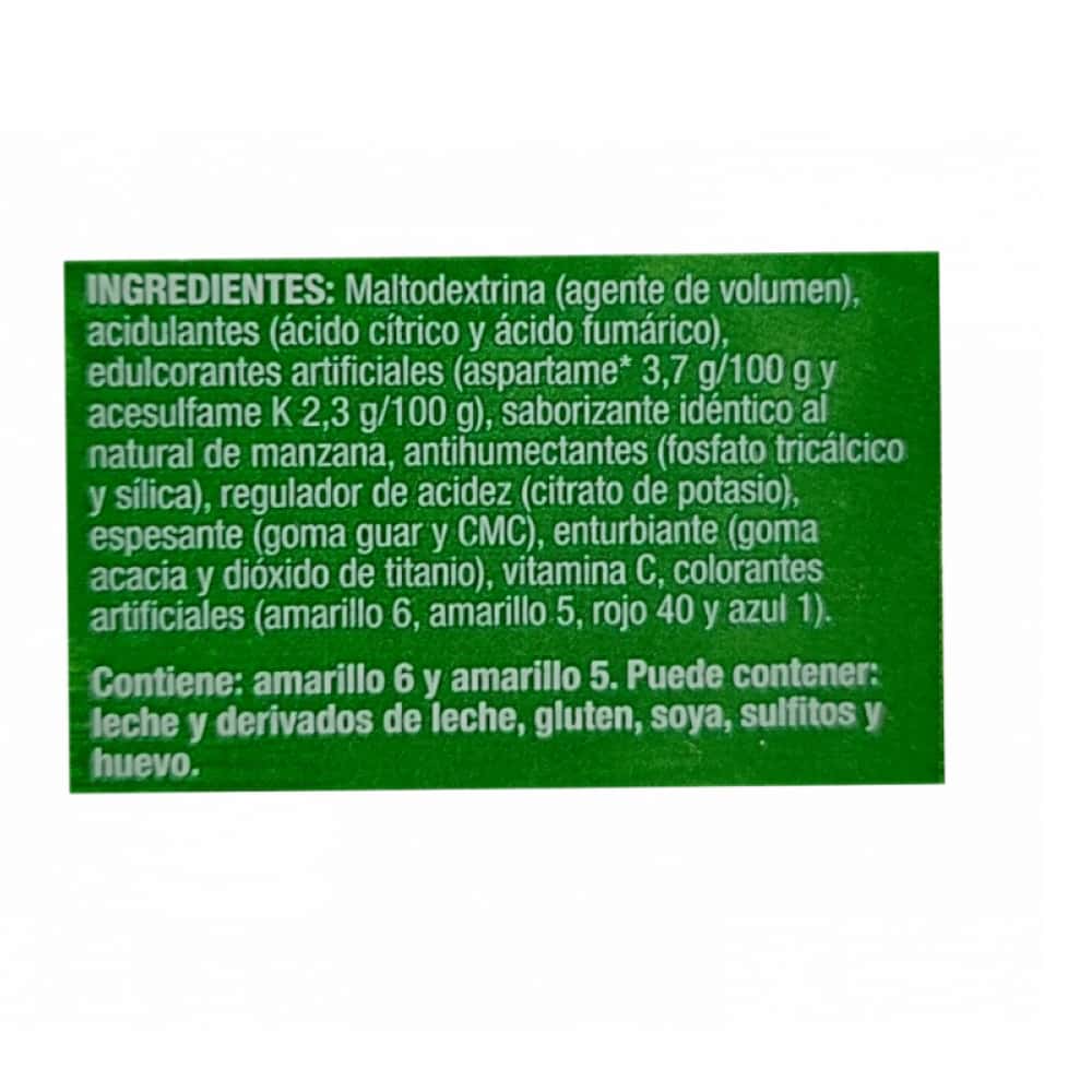 Refresco sabor manzana Zuko (12 x 8 x 13 g) - Miniatura 3
