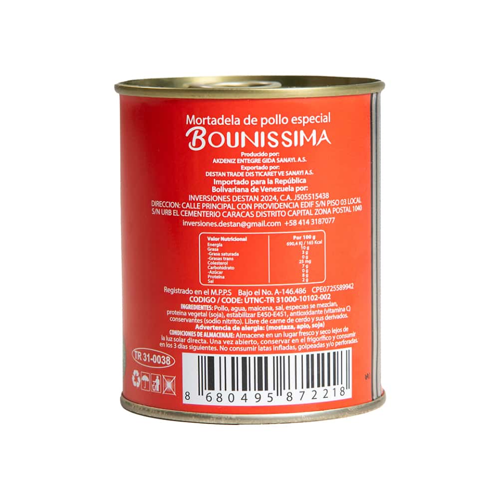 Mortadela de pollo especial Bounissima (3 x 340 g / 11.99 oz) - Miniatura 4
