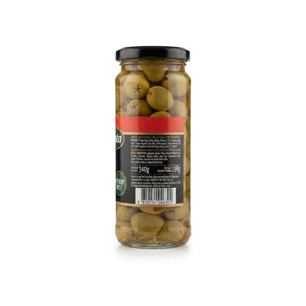 Aceitunas hojiblanca verdes rellenas de pimiento Fragata (340 g / 11.99 oz) - Miniatura 2