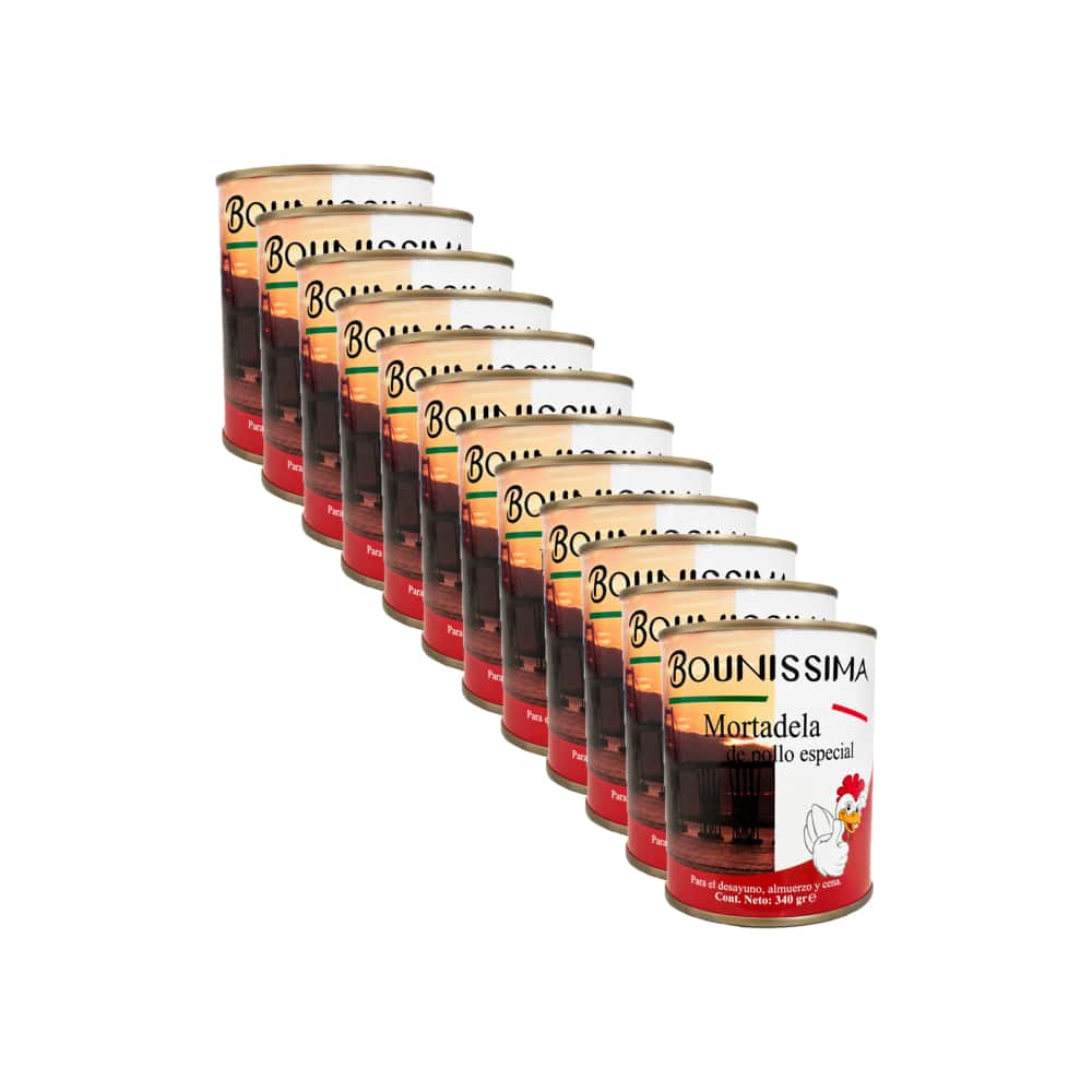 Mortadela de pollo especial Bounissima (12 x 340 g / 11.99 oz) - Miniatura 1