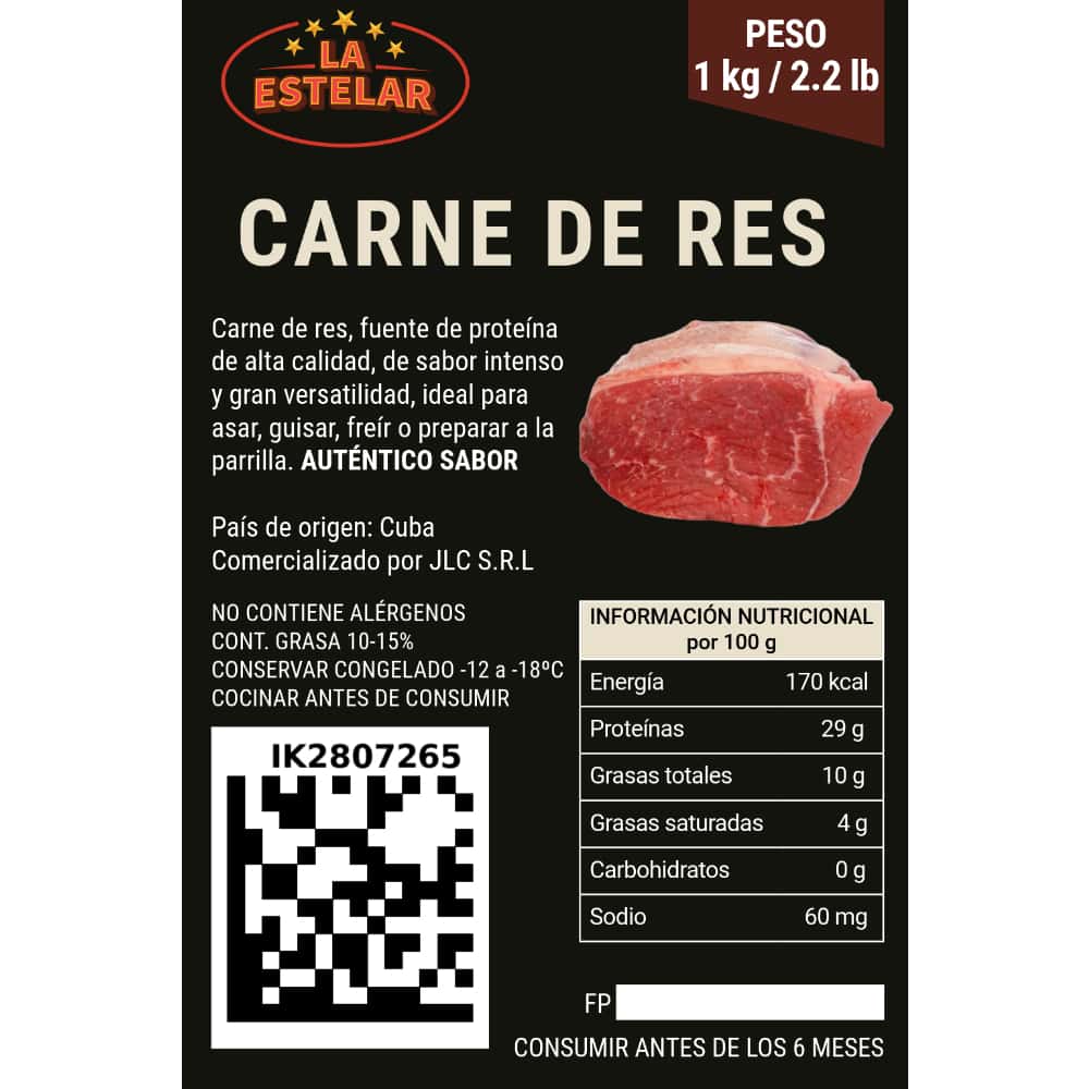 Carne de res La Estelar (1 kg / 2.2 lb) - Miniatura 2