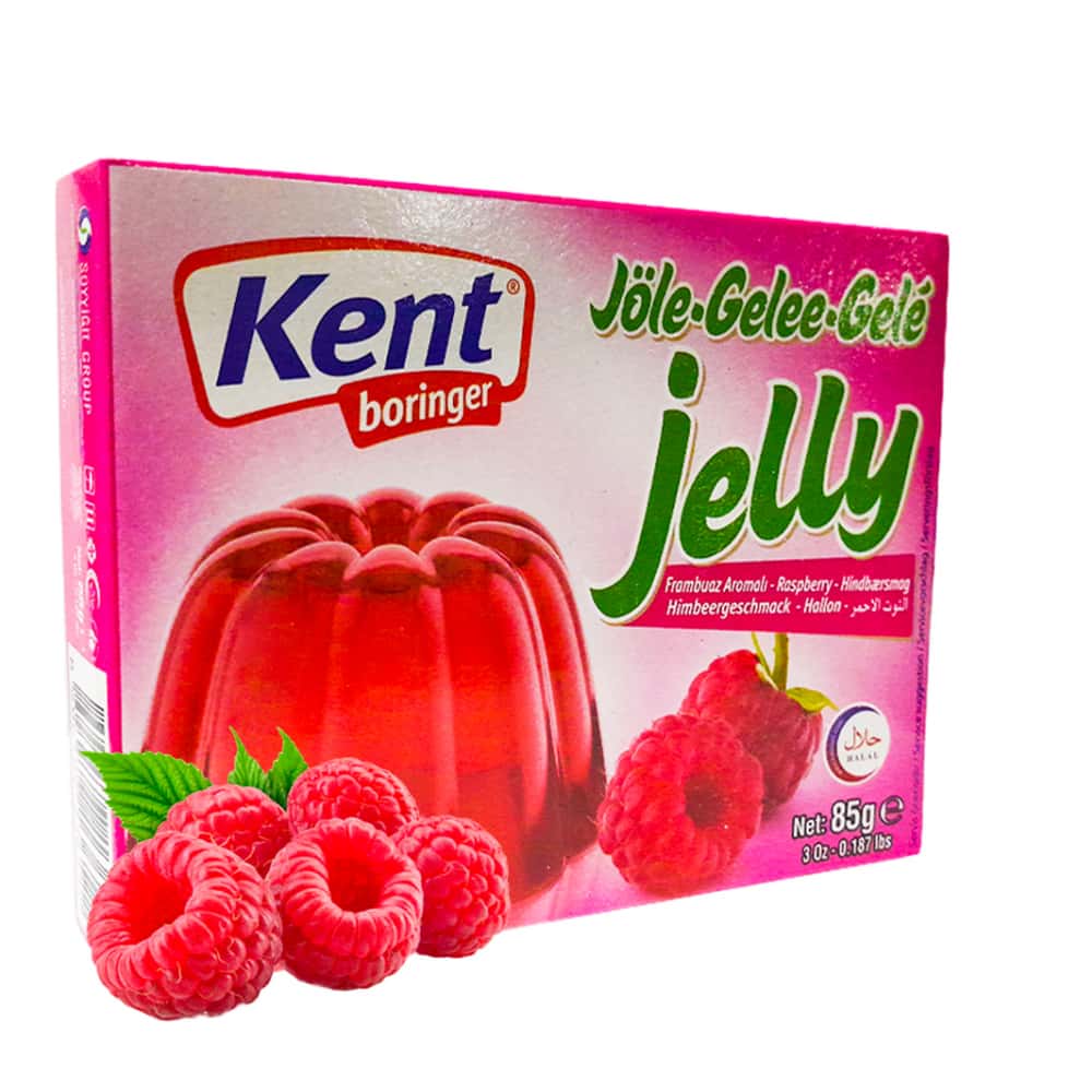 Gelatina sabor a frambuesa Kent boringer (85 g / 3 oz) - Miniatura 1