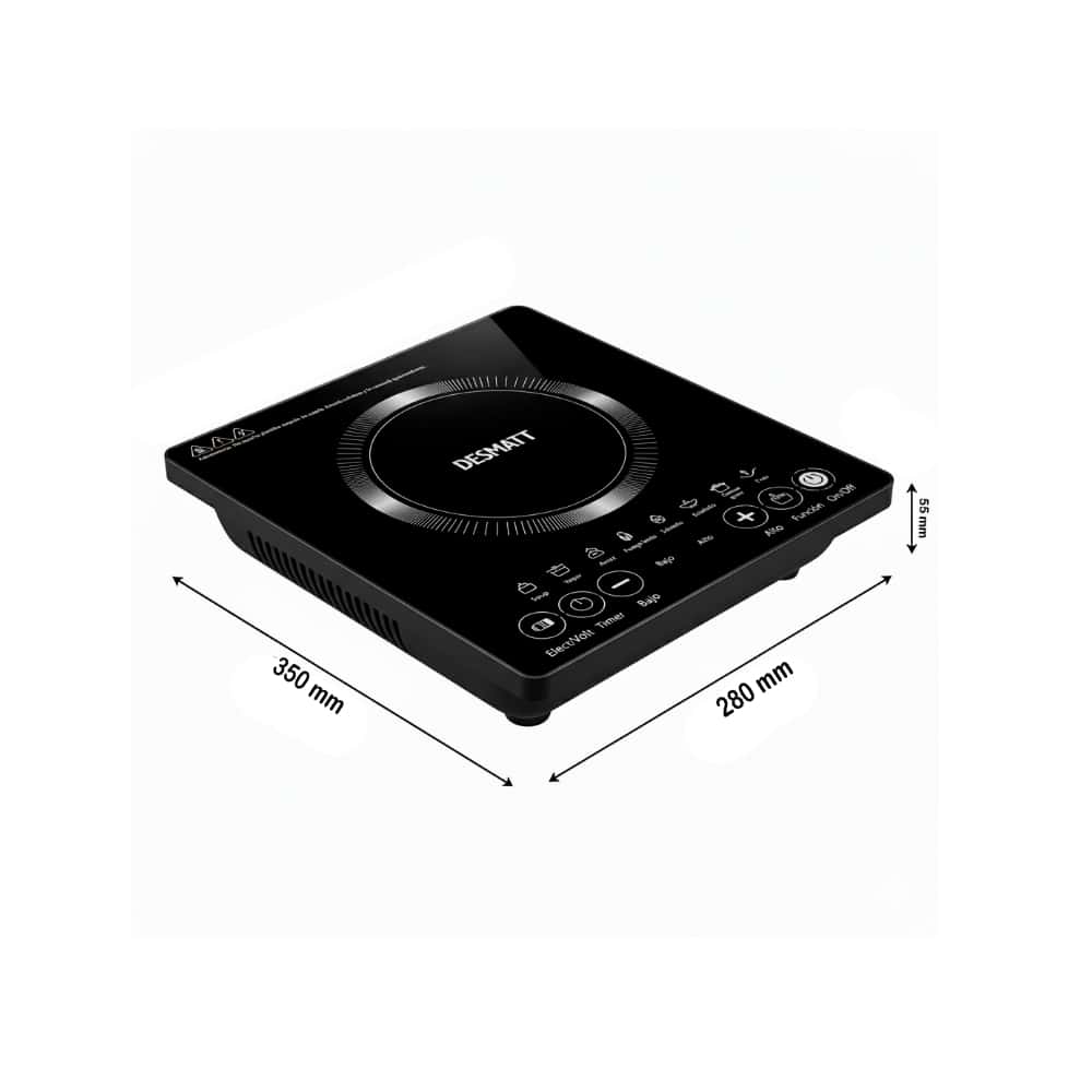 Cocina de inducción negra Desmatt CDI-130 - Miniatura 3