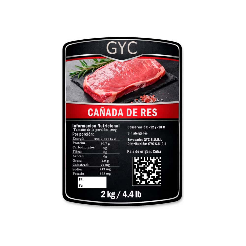 Cañada de res de primera GYC (2 kg / 4.4 lb) - Miniatura 2
