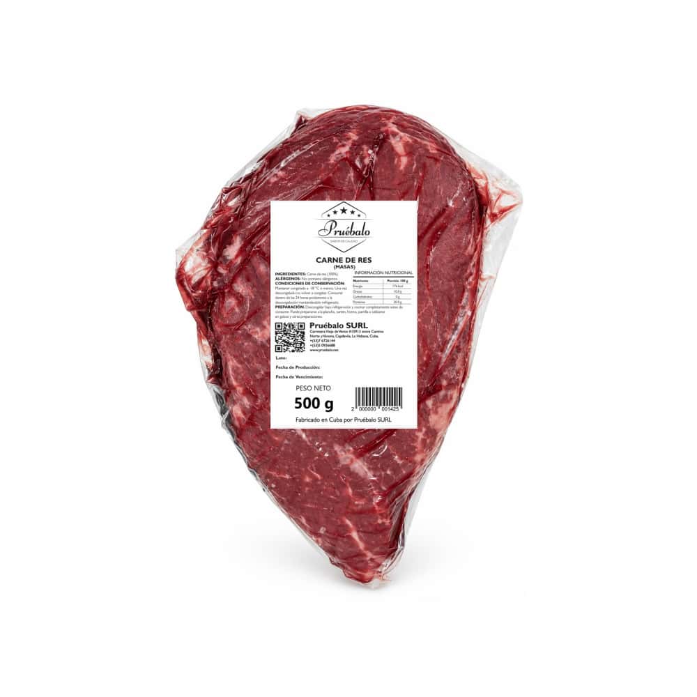 Masas de res Pruébalo (500 g / 1.1 lb) - Miniatura 1
