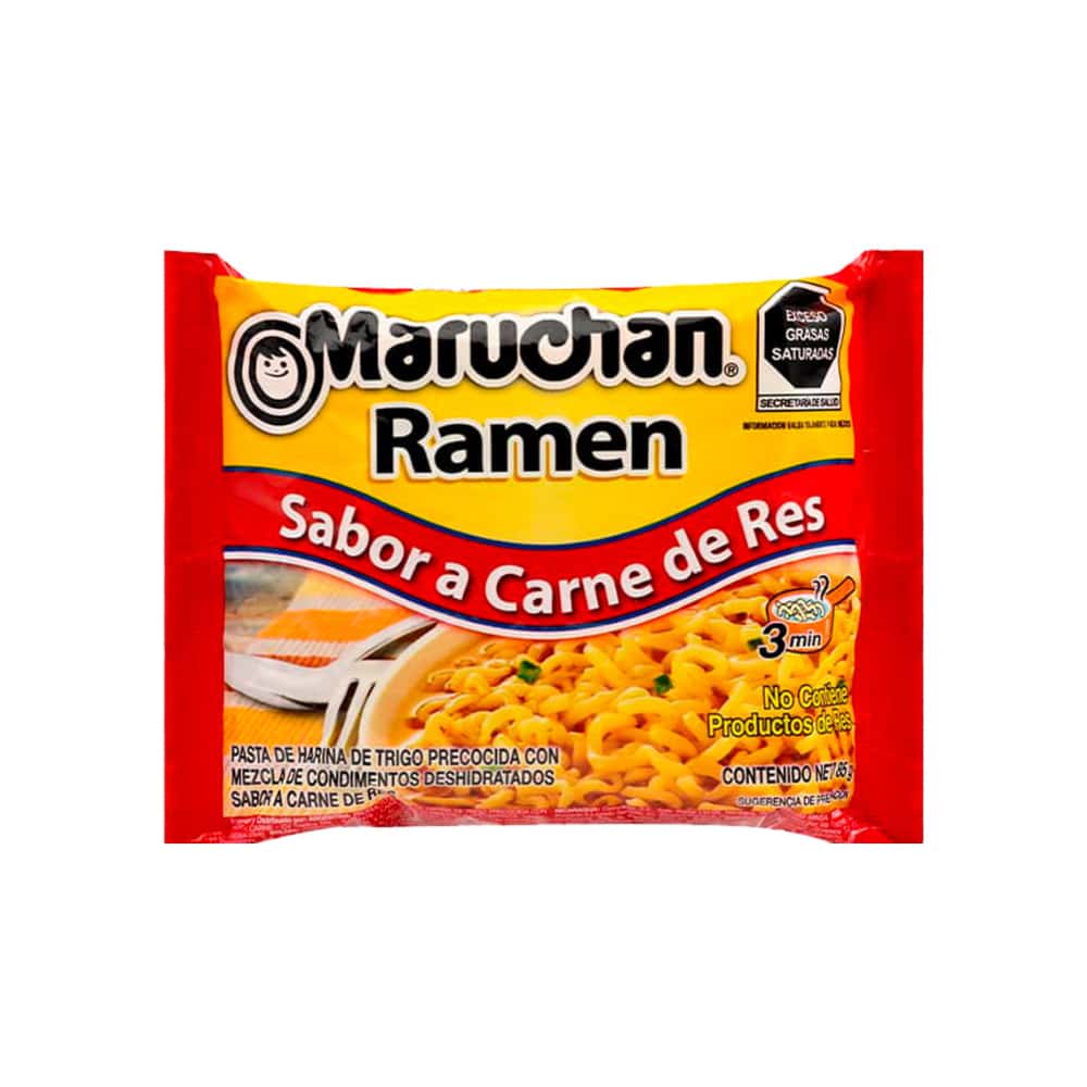 Sopa instantánea sabor a carne de res Maruchan Ramen (85 g / 3 oz) - Miniatura 6