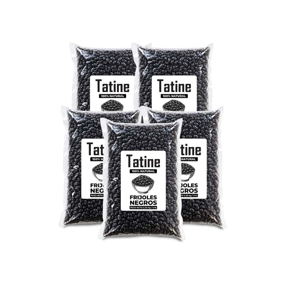 Frijoles negros Tatine (5 x 2.26 kg / 5 lb) - Miniatura 1