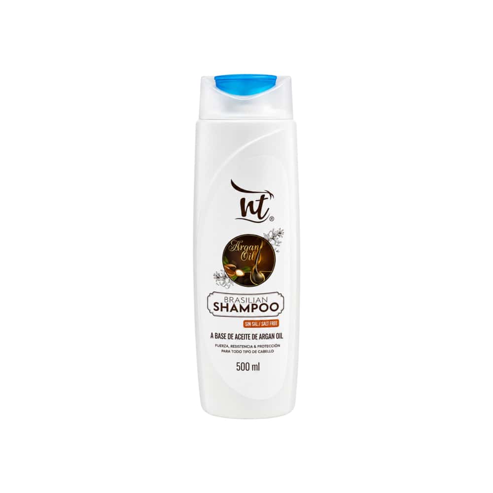 Champú brasileño a base de aceite de argán sin sal NT (500 ml) - Miniatura 1