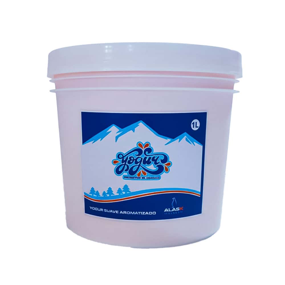Yogurt probiótico de coágulo sabor naranja piña Alask (1 L) - Miniatura 5