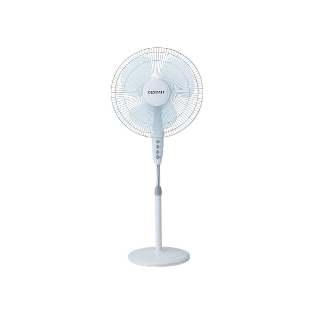 Ventilador de pedestal color blanco Desmatt SEF-1614 - Miniatura 1