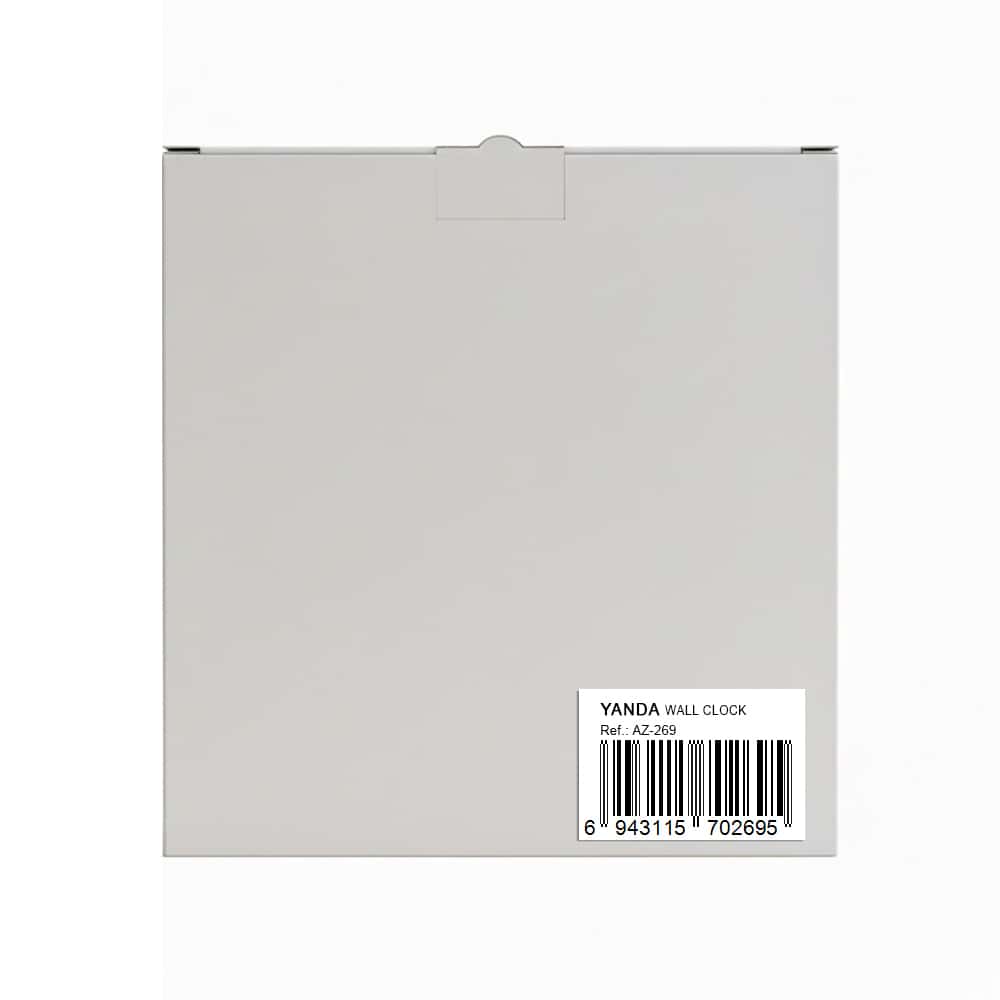 Reloj de pared decorativo de 25 cm con temática de café Yanda - Miniatura 4