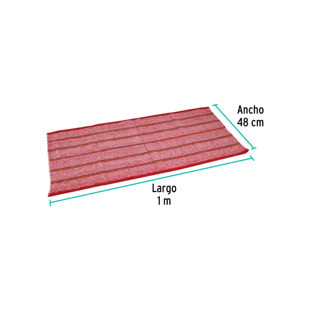Alfombra multiuso roja 48 cm x 1 m - Klintek - Miniatura 3