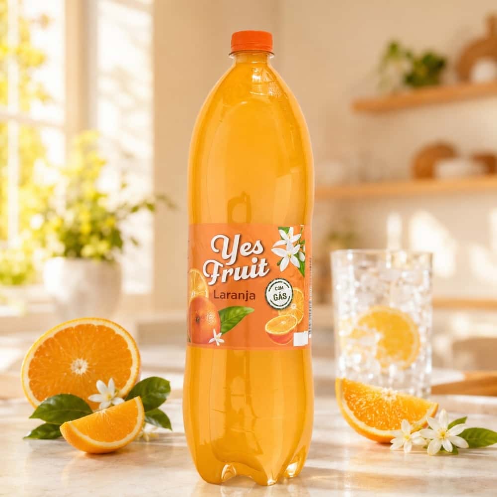 Soda de Naranja Yes Fruit (2 L / 67.63 fl oz) - Miniatura 3