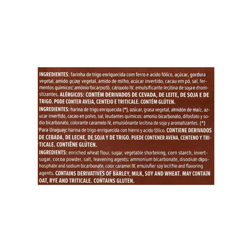Galletas dulces con crema sabor chocolate Nikito (51.6 g / 1.82 oz) - Miniatura 3