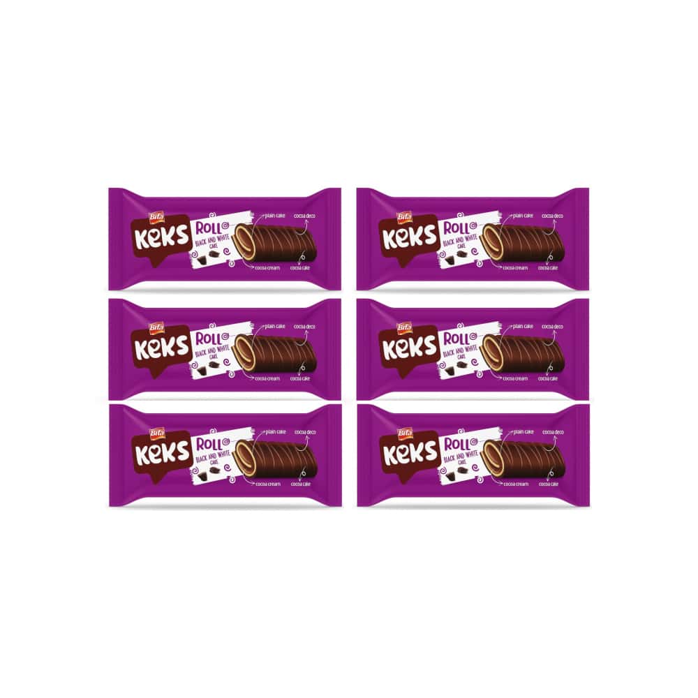 Pastelito enrollado con crema de cacao Keks Bifa (6 x 50 g / 1.76 oz) - Miniatura 1