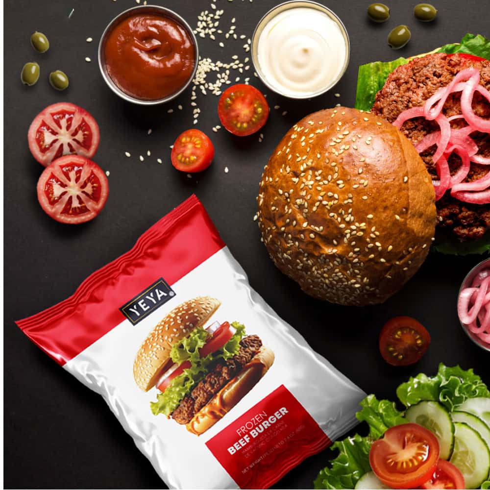 Hamburguesa de carne de res YEYA (12 x 80 g / 2.8 oz) - Miniatura 5