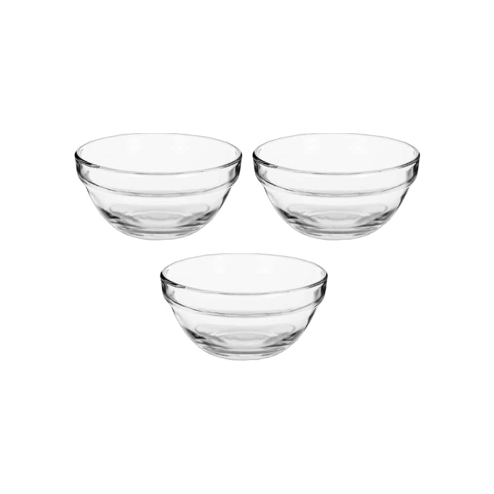 Pack 3 piezas bowl cristal 14 cm Alessandro - Miniatura 1