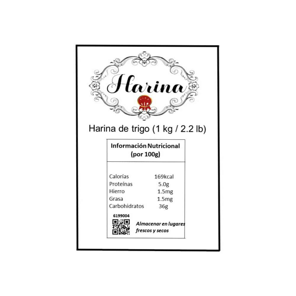 Harina de trigo Pida (1 kg / 2.2 lb) - Miniatura 2