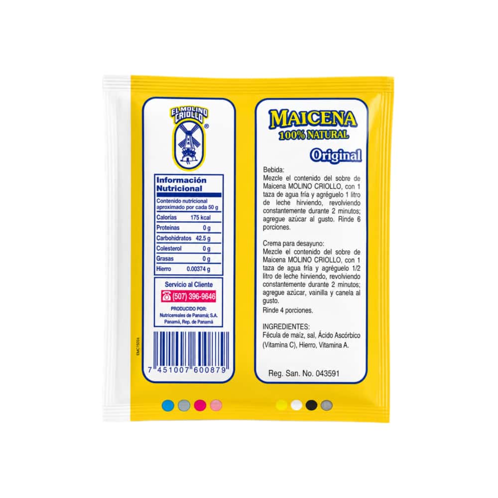Maicena 100% natural El Molino Criollo (3 x 50 g / 1.76 oz) - Miniatura 3