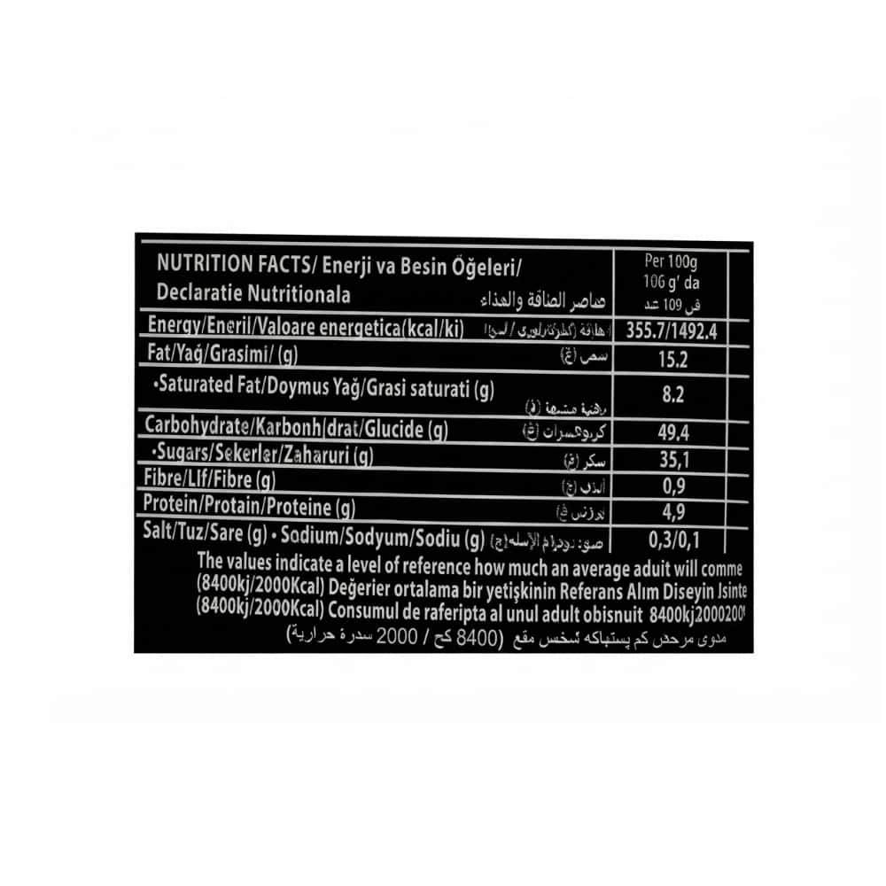 Dona de chocolate rellena y cubierta de crema de arándanos Bonucci (40 g / 1.41 oz) - Miniatura 3