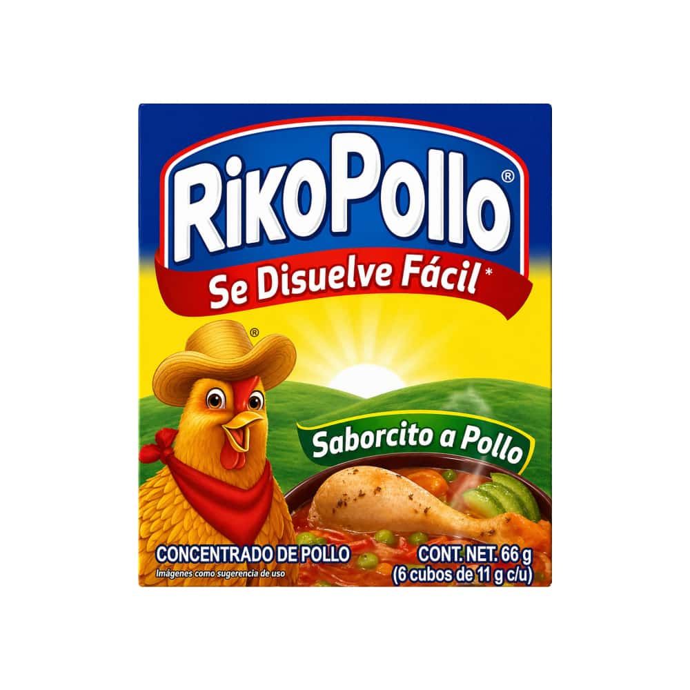Caldo concentrado de pollo RikoPollo (66 g / 2.33 oz) - Miniatura 1