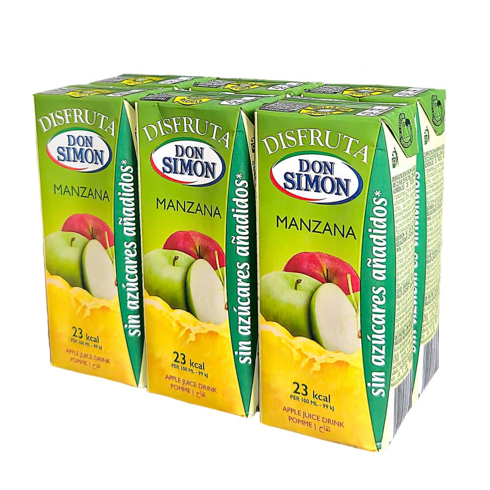 Jugo de manzana Don Simon (6 x 200 ml) - Miniatura 1