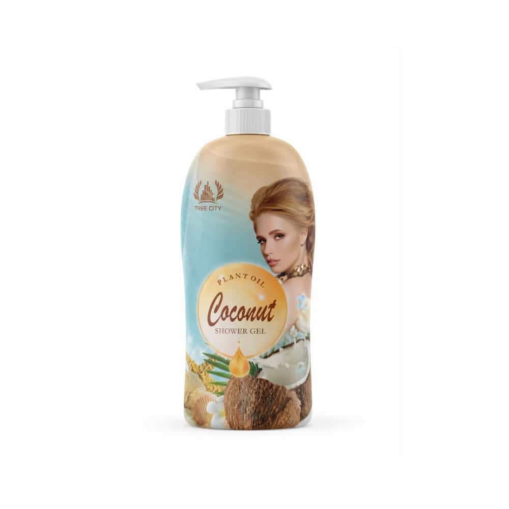 Gel de ducha con aceite de coco Tree City (1380 ml) - Miniatura 1