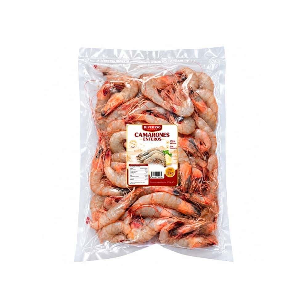 Camarones enteros Diversso (1 kg / 2.2 lb) - Miniatura 4