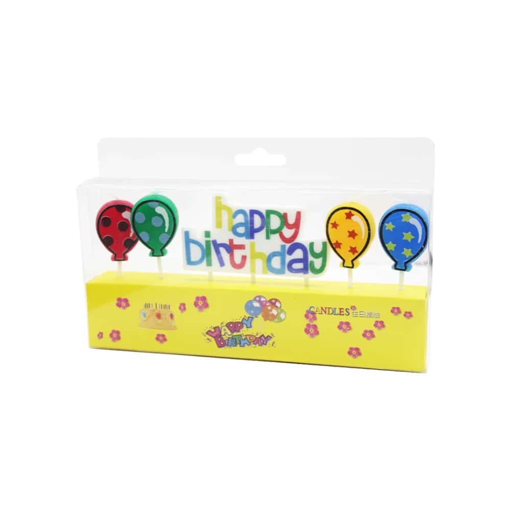 Juego de 5 velas de cumpleaños - Miniatura 6