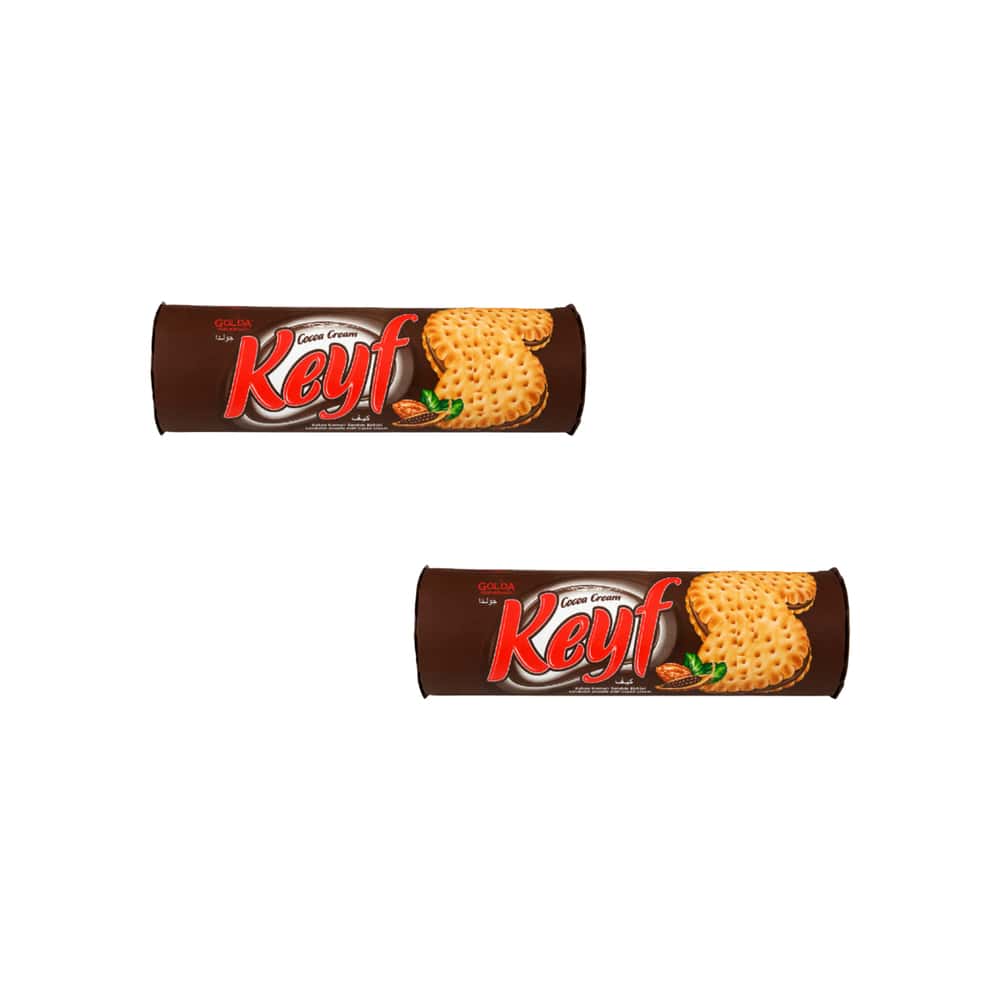 Galleta sándwich de crema de cacao Keyf Golda (2 x 140 g / 4.94 oz) - Miniatura 1