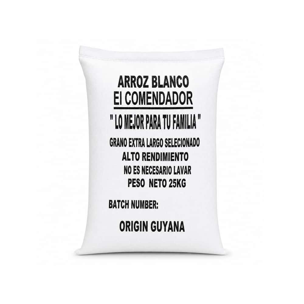 Arroz blanco de grano largo El Comendador (25 kg / 55 lb) - Miniatura 1