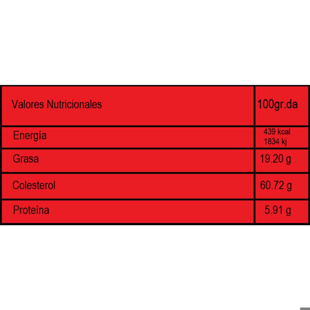 Pastel con salsa cubierto de cacao cremoso y gránulos Brawo (40 g / 1.41 oz) - Miniatura 3