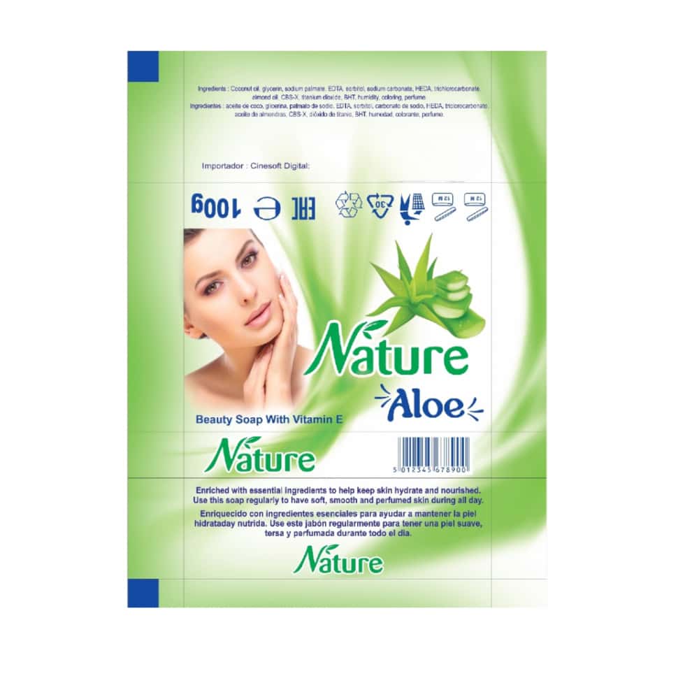 Jabón tocador aloe Nature (100 g) - Miniatura 2