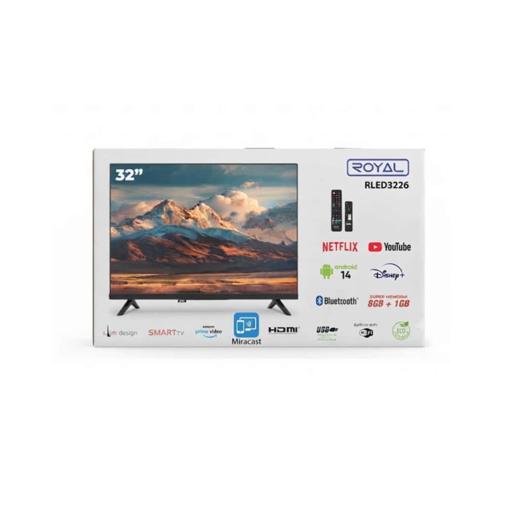 Televisor smart TV de 32" Royal RLED3226 - Miniatura 3