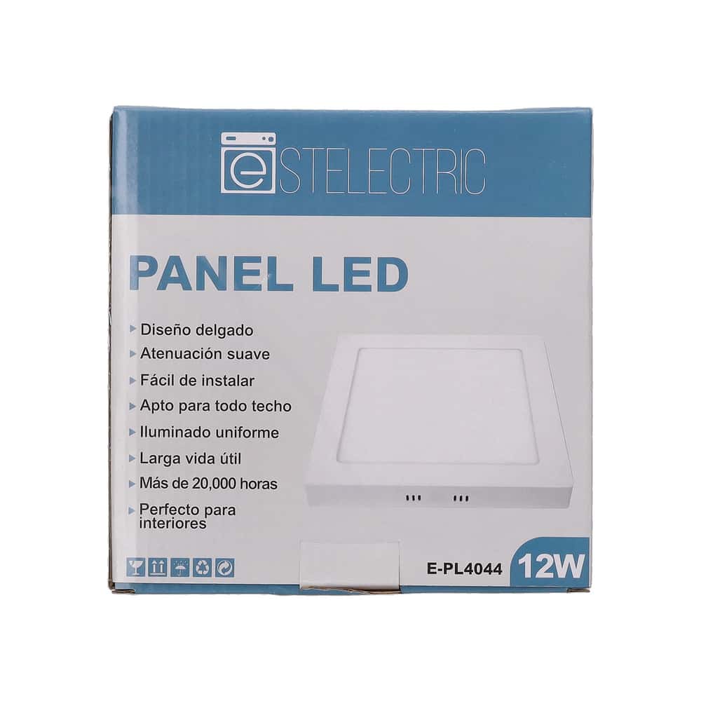 Panel LED cuadrado 12W Estelectric (1 U) - Miniatura 2
