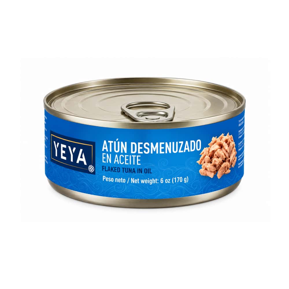 Atún desmenuzado en aceite YEYA (3 x 170 g / 6 oz) - Miniatura 2
