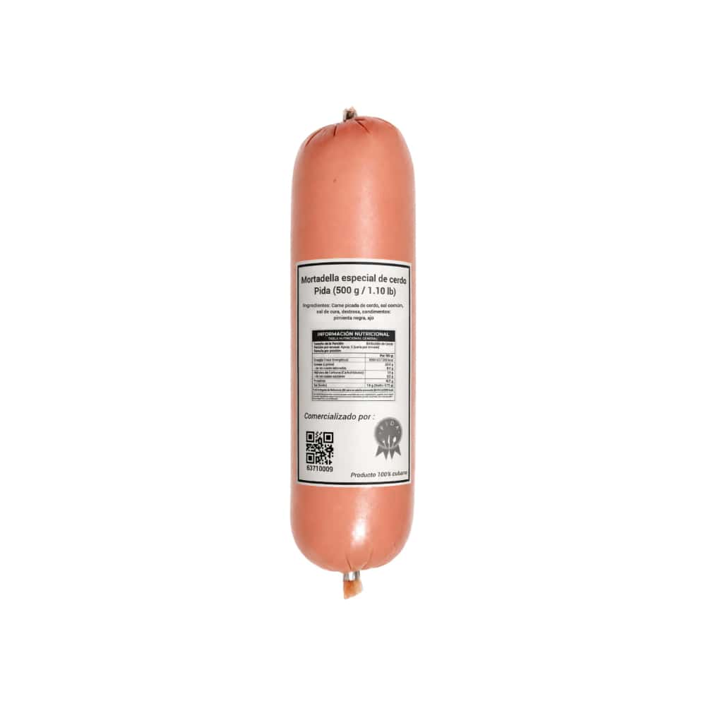 Mortadella especial de cerdo Pida (500 g / 1.10 lb) - Miniatura 1