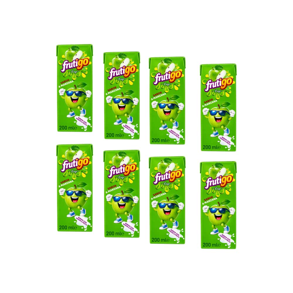 Jugo sabor a manzana Frutigo (8 x 200 ml / 6.76 fl oz) - Miniatura 1